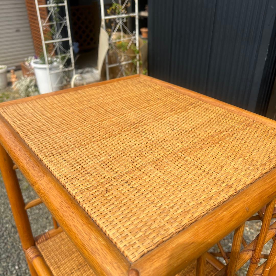 2 THE BEACH STORE 様 籐家具 ラタン 飾り棚 エスニック