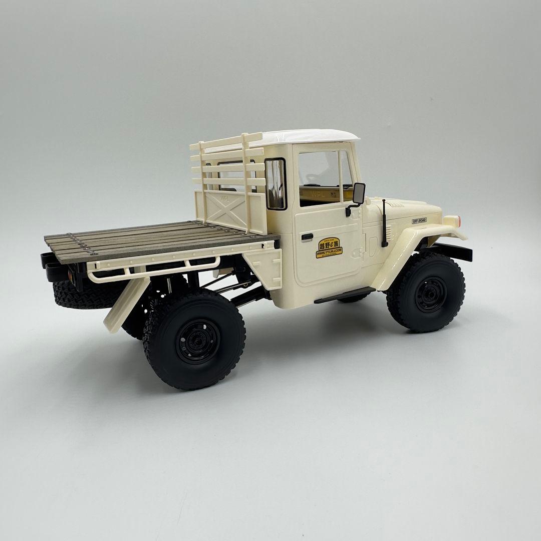 【新品未使用】WPL C44 RTR 木製フラットベッド仕様 RCカー 1/12