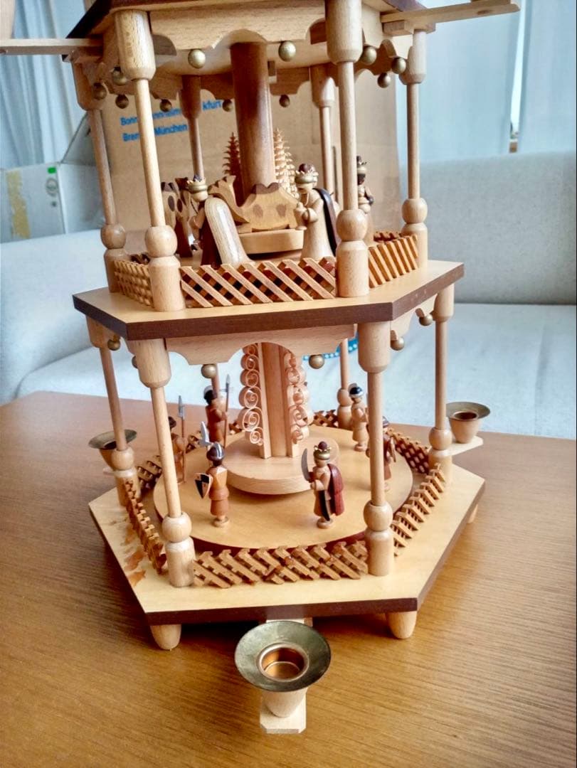 tykkylumi　　クリスマスピラミッド　特大　5段　ドイツ　ザイフェン