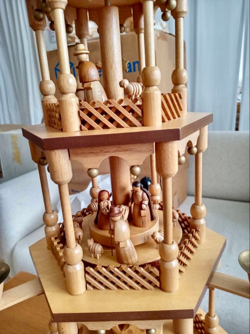 tykkylumi　　クリスマスピラミッド　特大　5段　ドイツ　ザイフェン