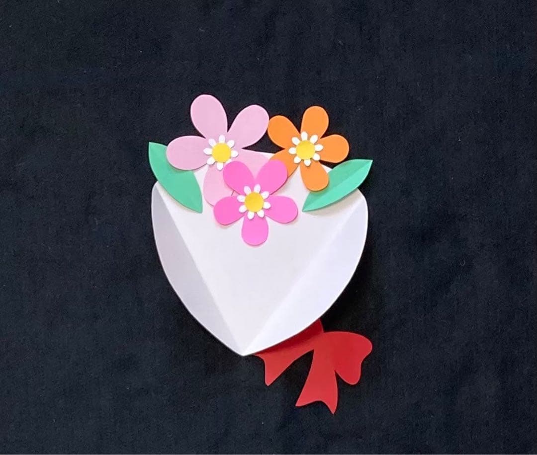 花束 メッセージカード 製作キット 敬老の日 壁面飾り 保育 高齢者