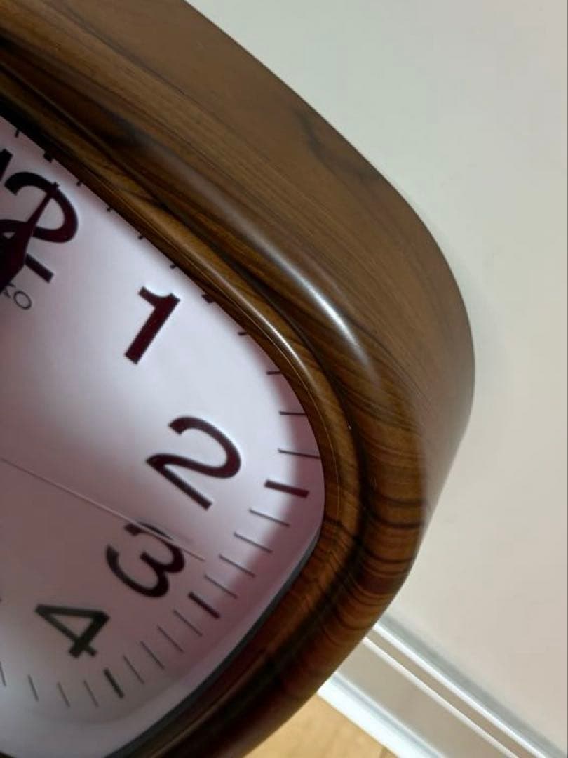 【新品】SEIKO クォーツ時計 スクエア 約30cm