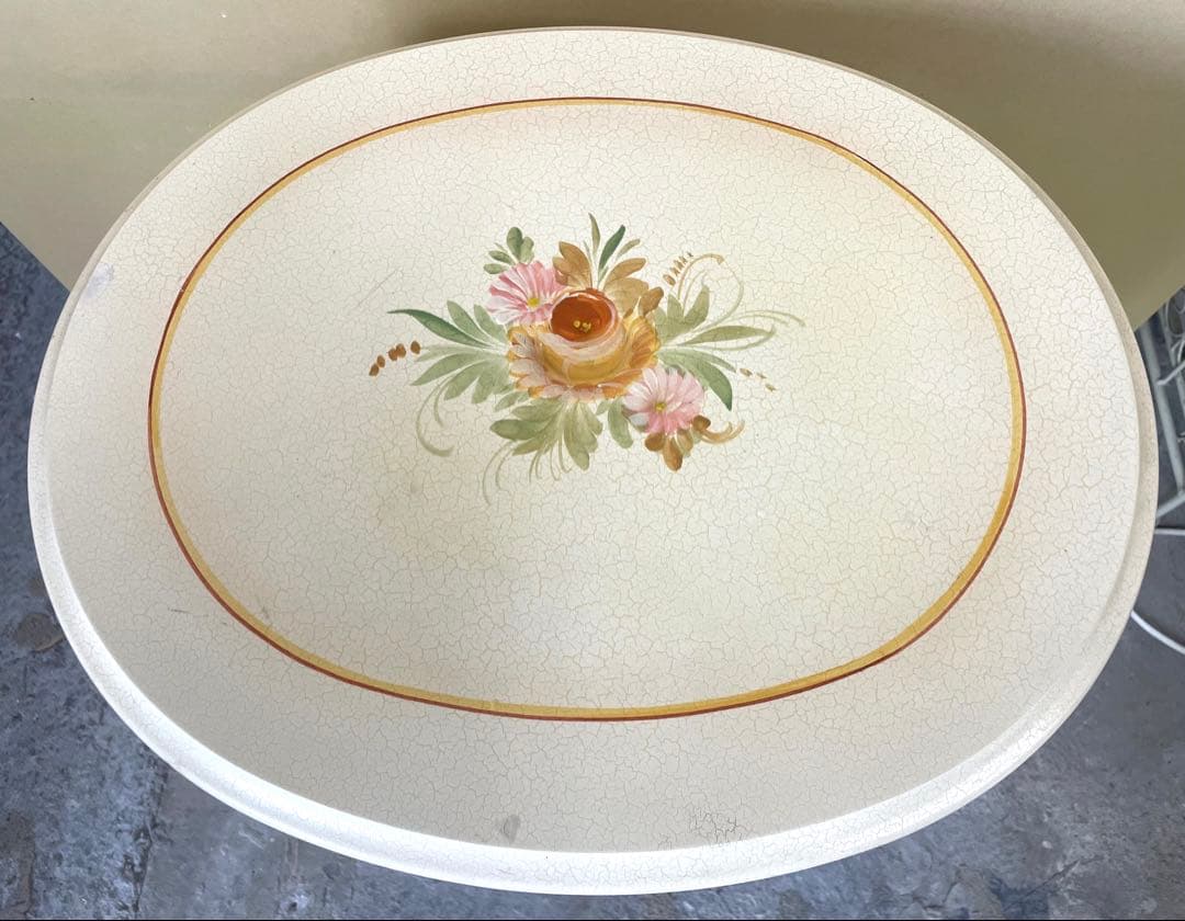 アンティーク調 サイドテーブル 電話台 引き出し付き