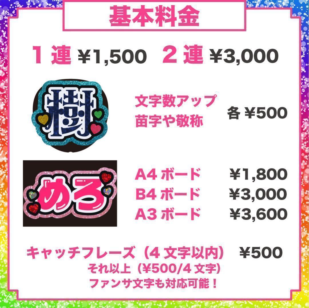 うちわ屋さん オーダー ハングル フレーム ネームボード うちわ文字