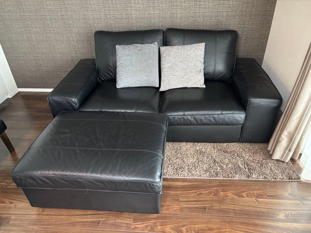 【値下げ可能】IKEA ソファ KIVIK シーヴィク ブラック