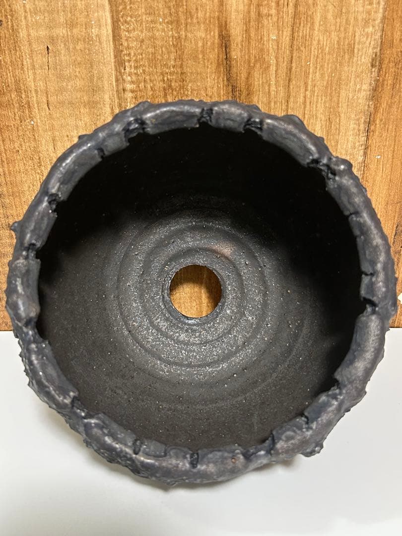 未使用品　細川政己 y鉢 大鉢　新作