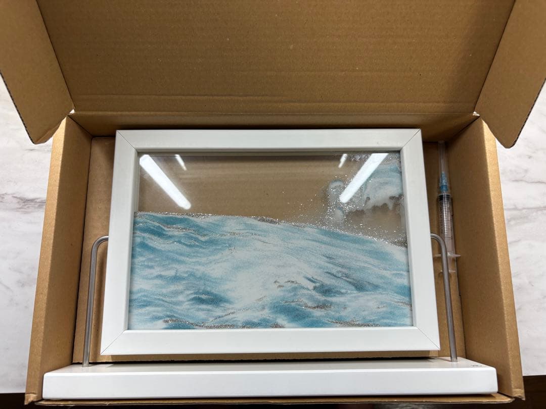 JB collection サンドアート 青と白