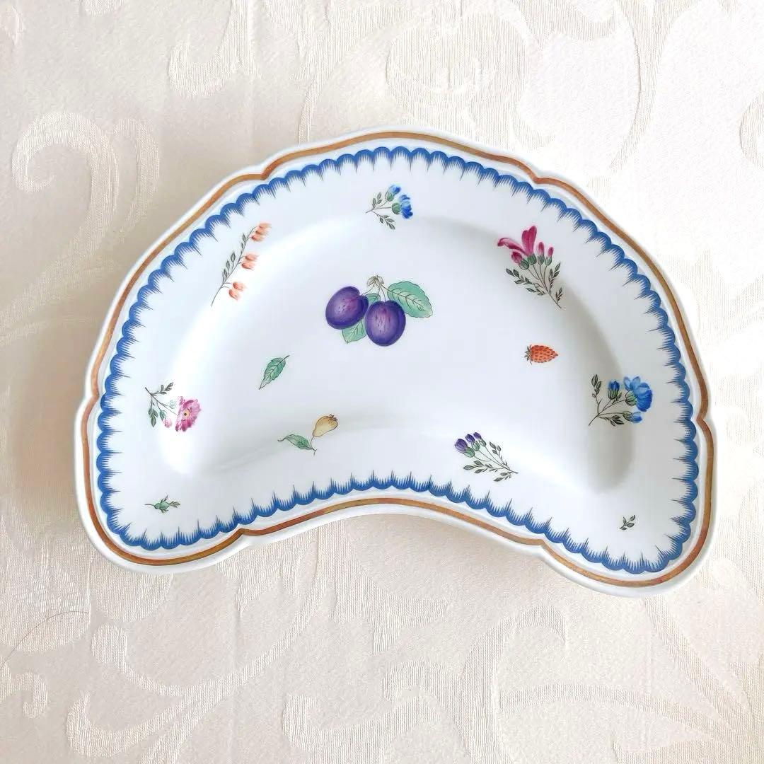 【希少】リチャードジノリ イタリアンフルーツ クレセントプレート ペア