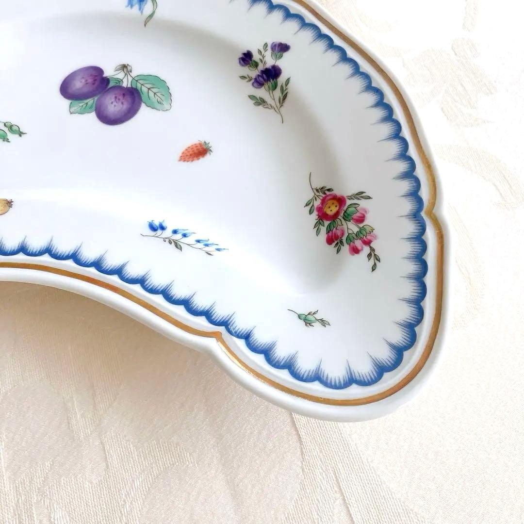 【希少】リチャードジノリ イタリアンフルーツ クレセントプレート ペア