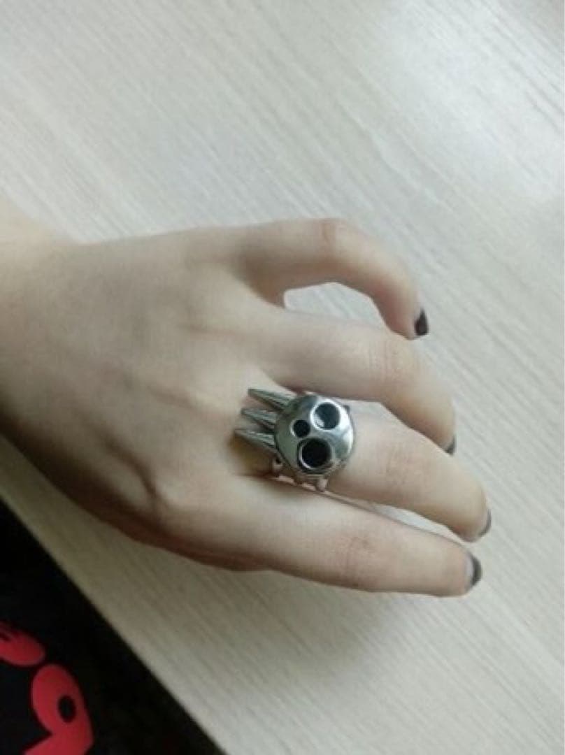 残2 2個 ソウルイーター デス・ザ・キッド 指輪 リング フリーサイズ