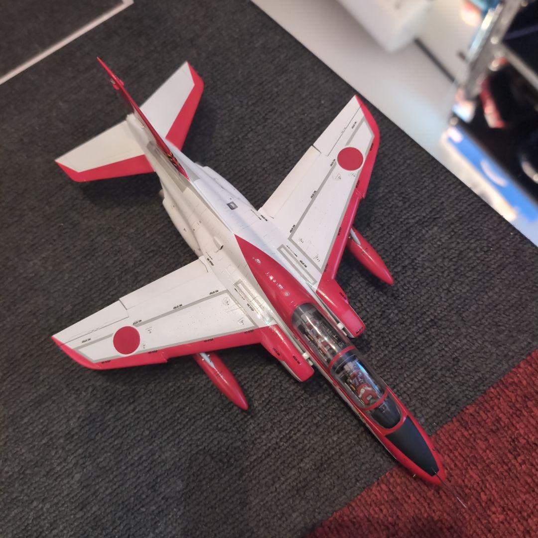 完成品 1/48 航空自衛隊 T-4 レッドドルフィン 全長30cm