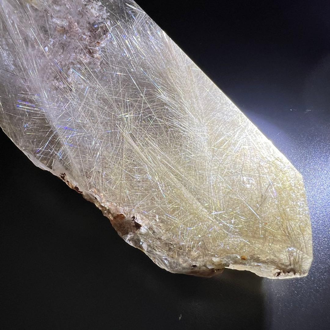 ✳️新春開運招福セール☆超希少✨奇跡の石✨放射プラチナルチル 六角柱 天然石 原石