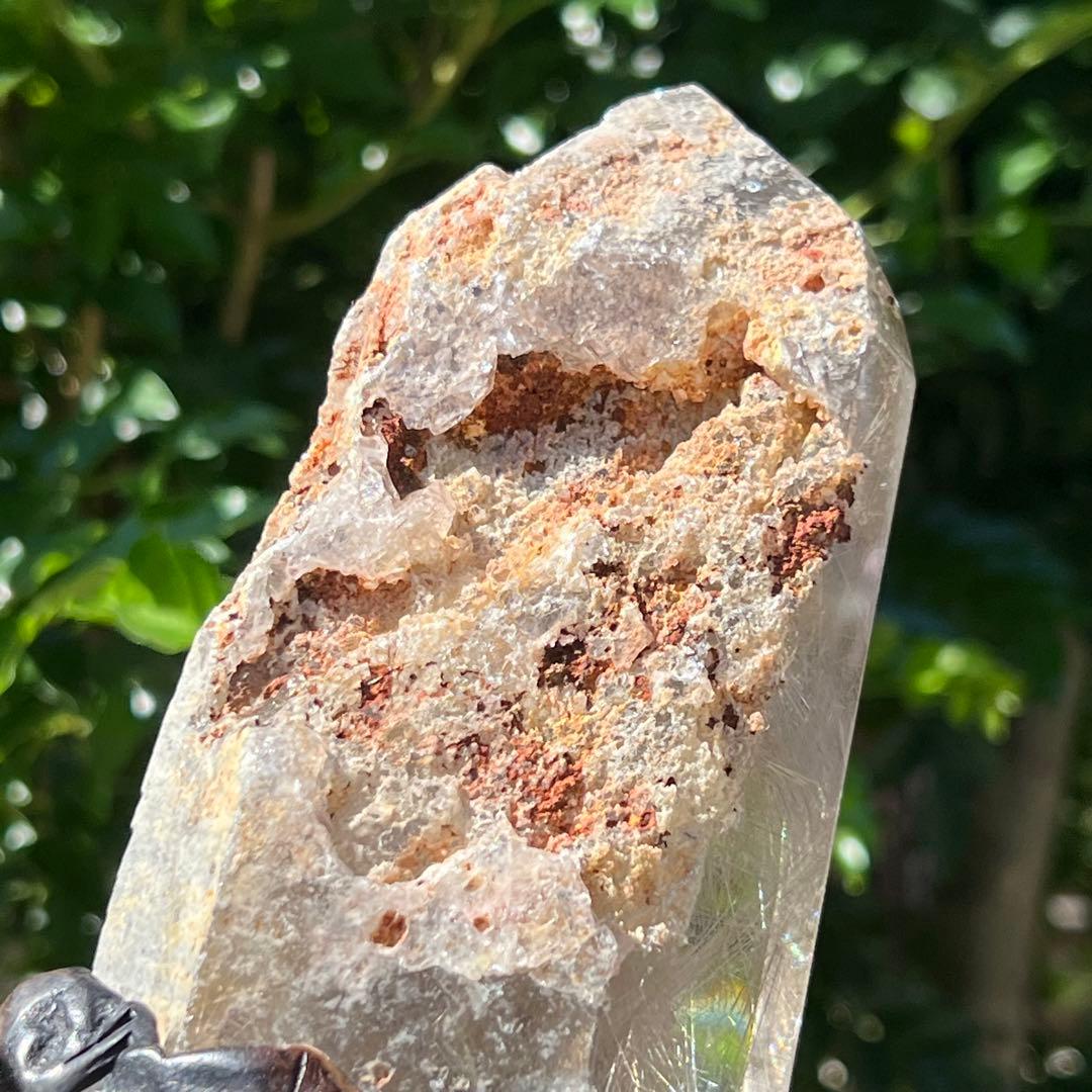 ✳️新春開運招福セール☆超希少✨奇跡の石✨放射プラチナルチル 六角柱 天然石 原石