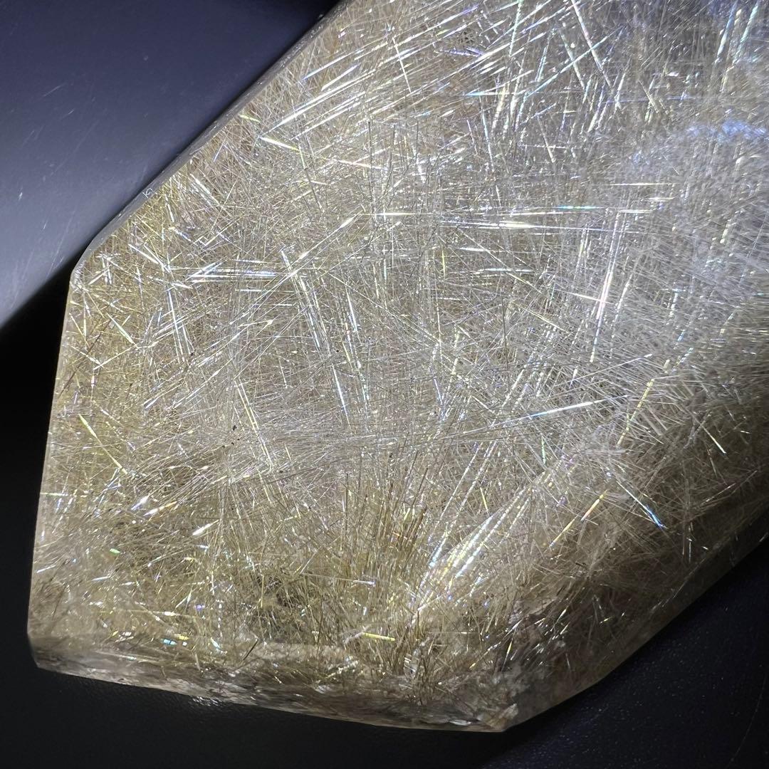 ✳️新春開運招福セール☆超希少✨奇跡の石✨放射プラチナルチル 六角柱 天然石 原石