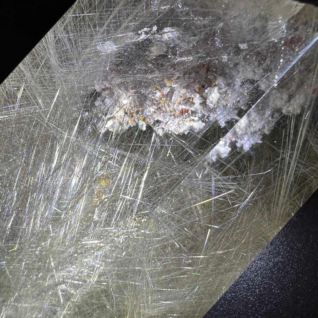 ✳️新春開運招福セール☆超希少✨奇跡の石✨放射プラチナルチル 六角柱 天然石 原石