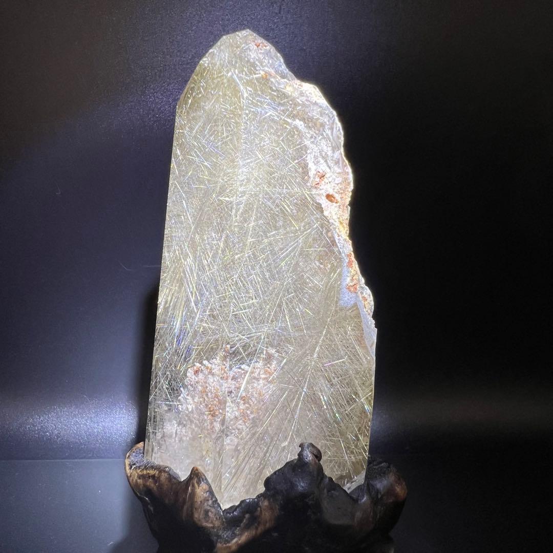 ✳️新春開運招福セール☆超希少✨奇跡の石✨放射プラチナルチル 六角柱 天然石 原石