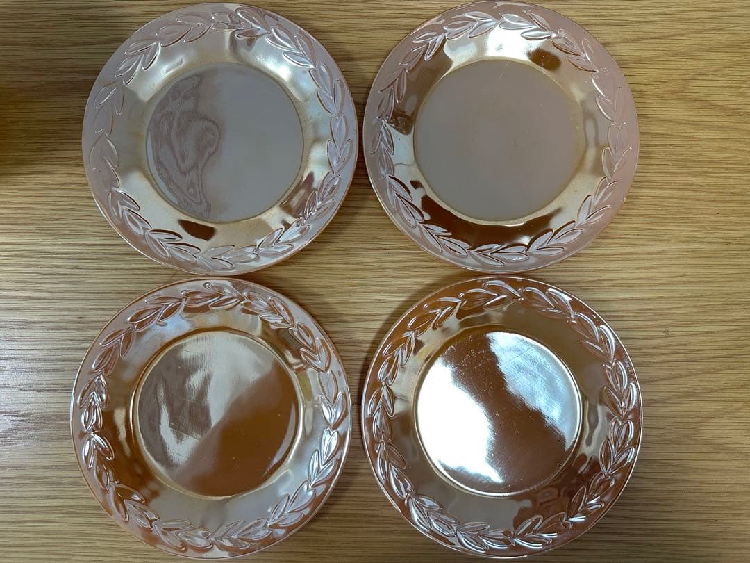 Fireking ファイヤーキング vintage オレンジ 皿 8点 set