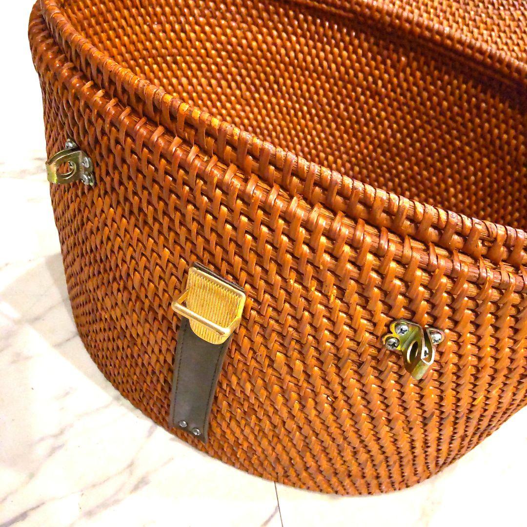 ◆バスケット 新品 籠 収納家具 茶道具 インテリア アンティーク調好きな方♪