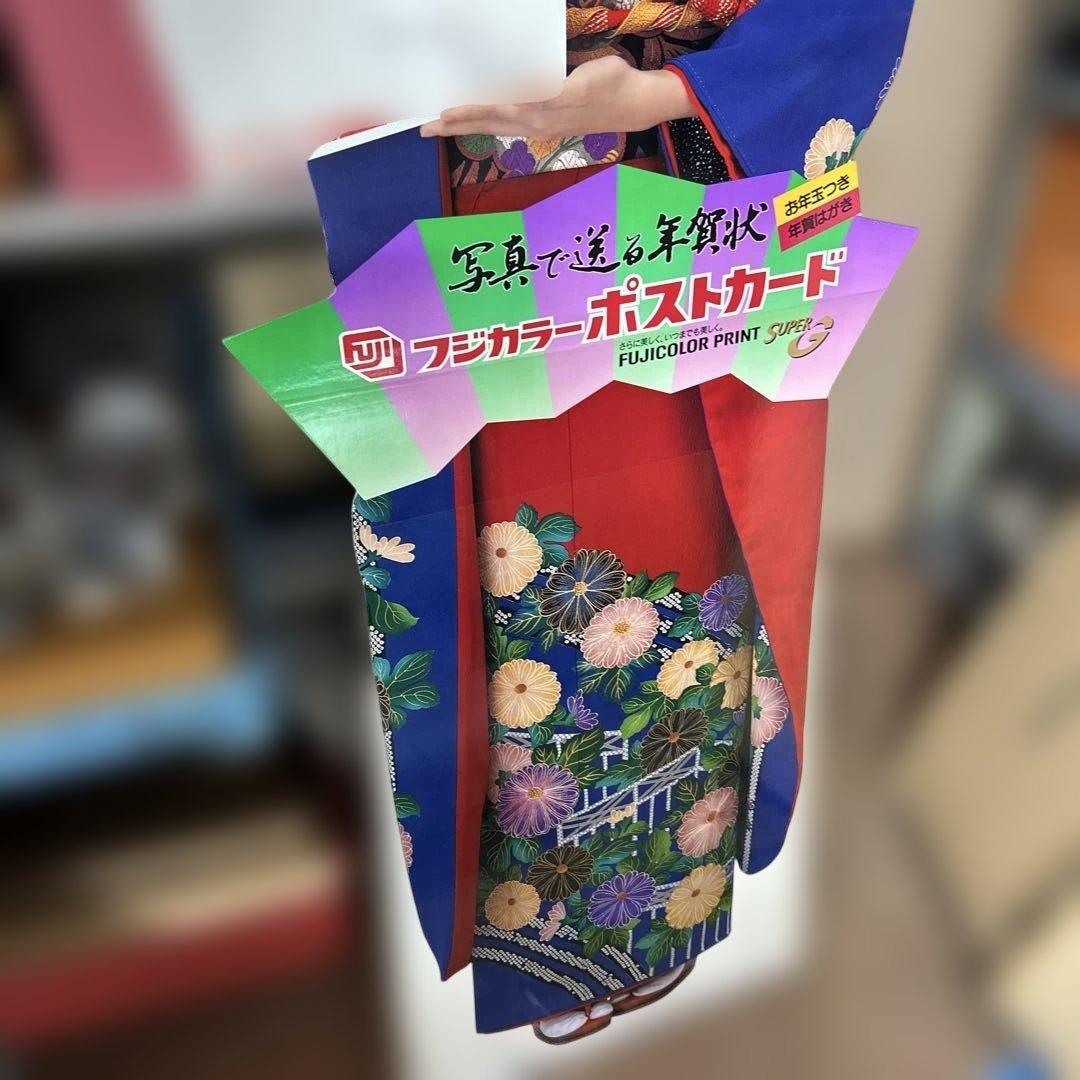 観月ありさ 等身大パネル（フジカラーポストカード販促用）35年前