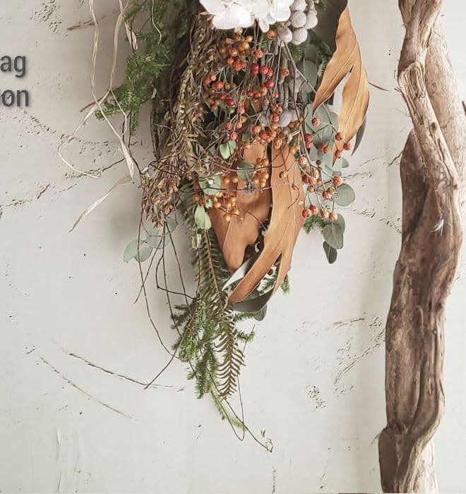 専用＊レモン&ライムボール   ドライフラワースワッグ