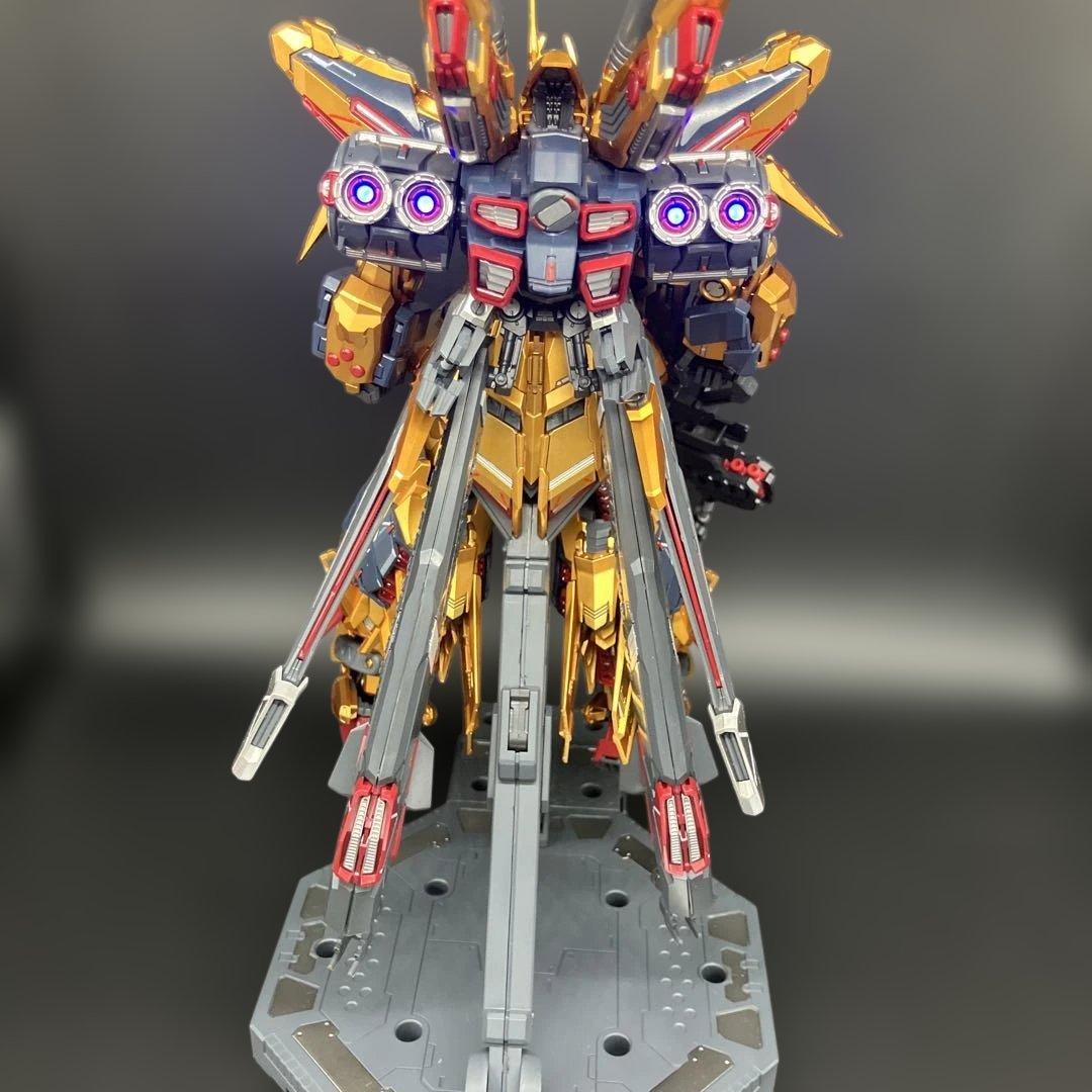 MG 1/100 神馬模型 黄金武士 フルアーマー百式改 全塗装完成品 - メルカリ