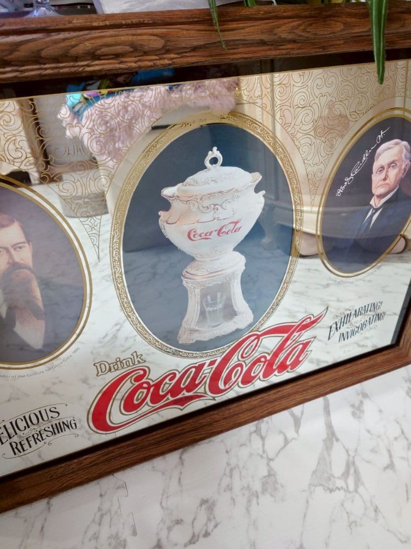 コカコーラ　壁掛けミラー