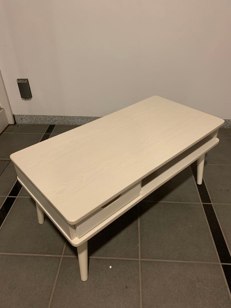 モデルルーム配置品／引き出し付 リビングテーブル カジュアル センターテーブル