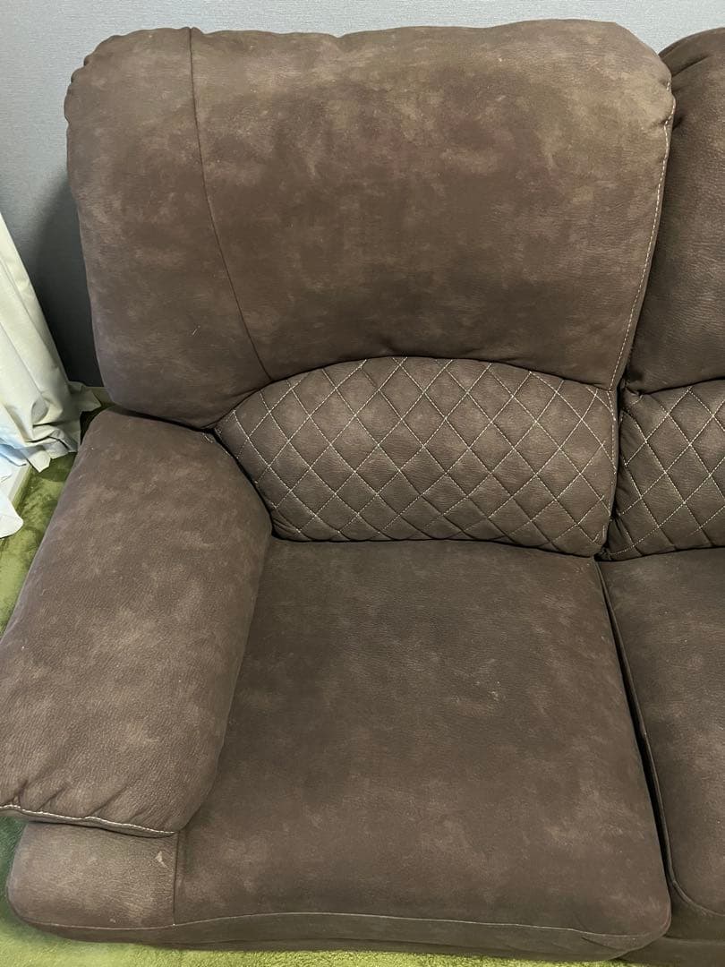 リクライニングソファ　ファブリックレザー　ニトリ　無印　イケア