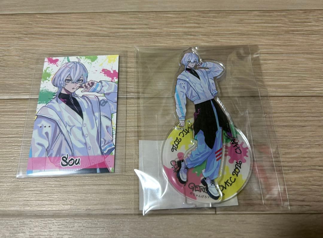 ちゃんげろソニック2026 アクスタ 缶バッジ トレカ Sou - メルカリ