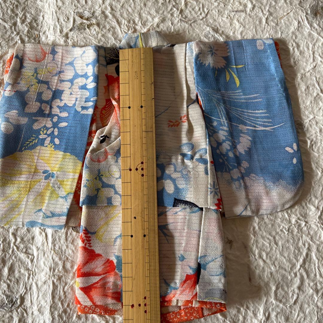 古布 呂ちりめん 人形の着物 3号 2612507