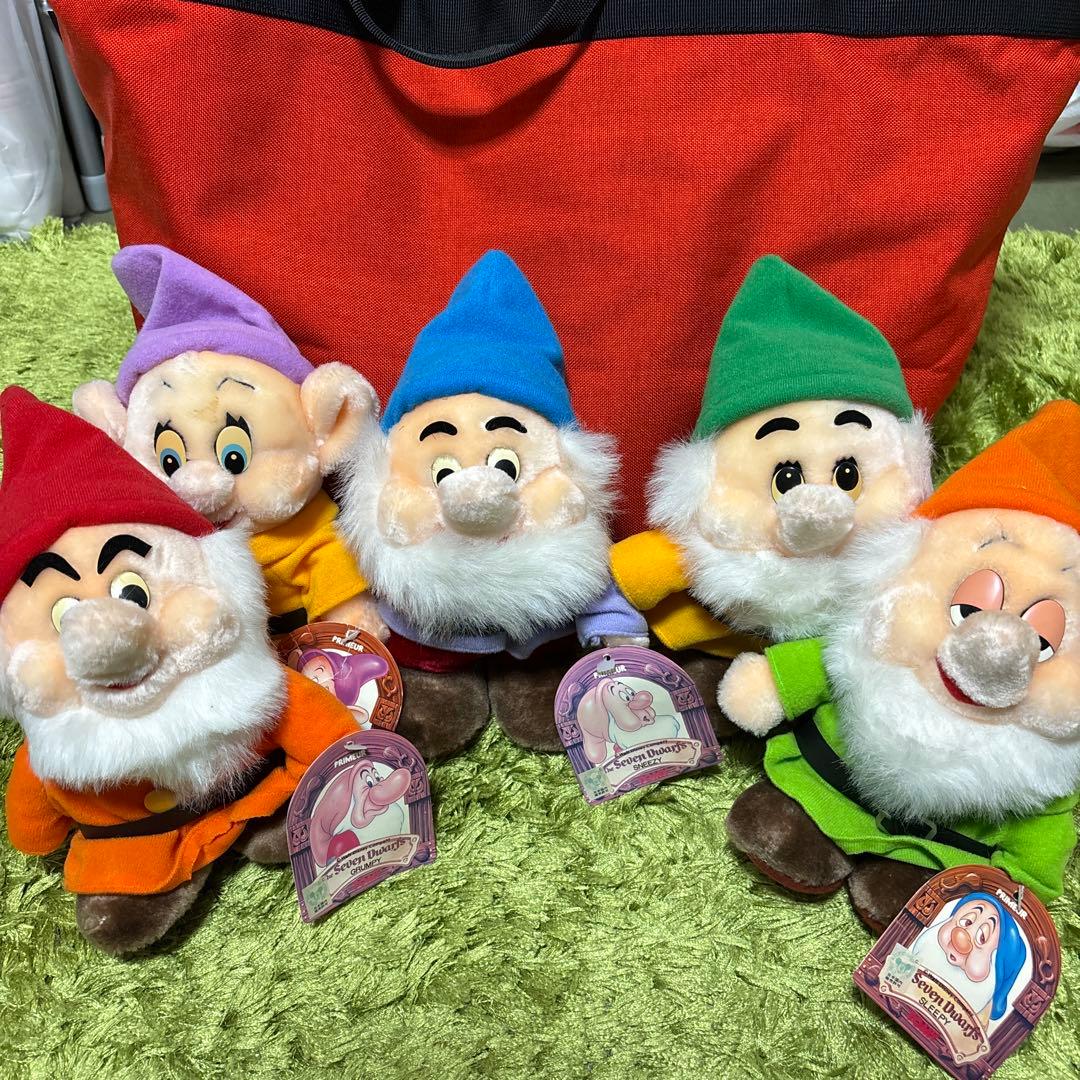 7人の小人 ぬいぐるみ タグ付き 東京ディズニーランド オフィシャル