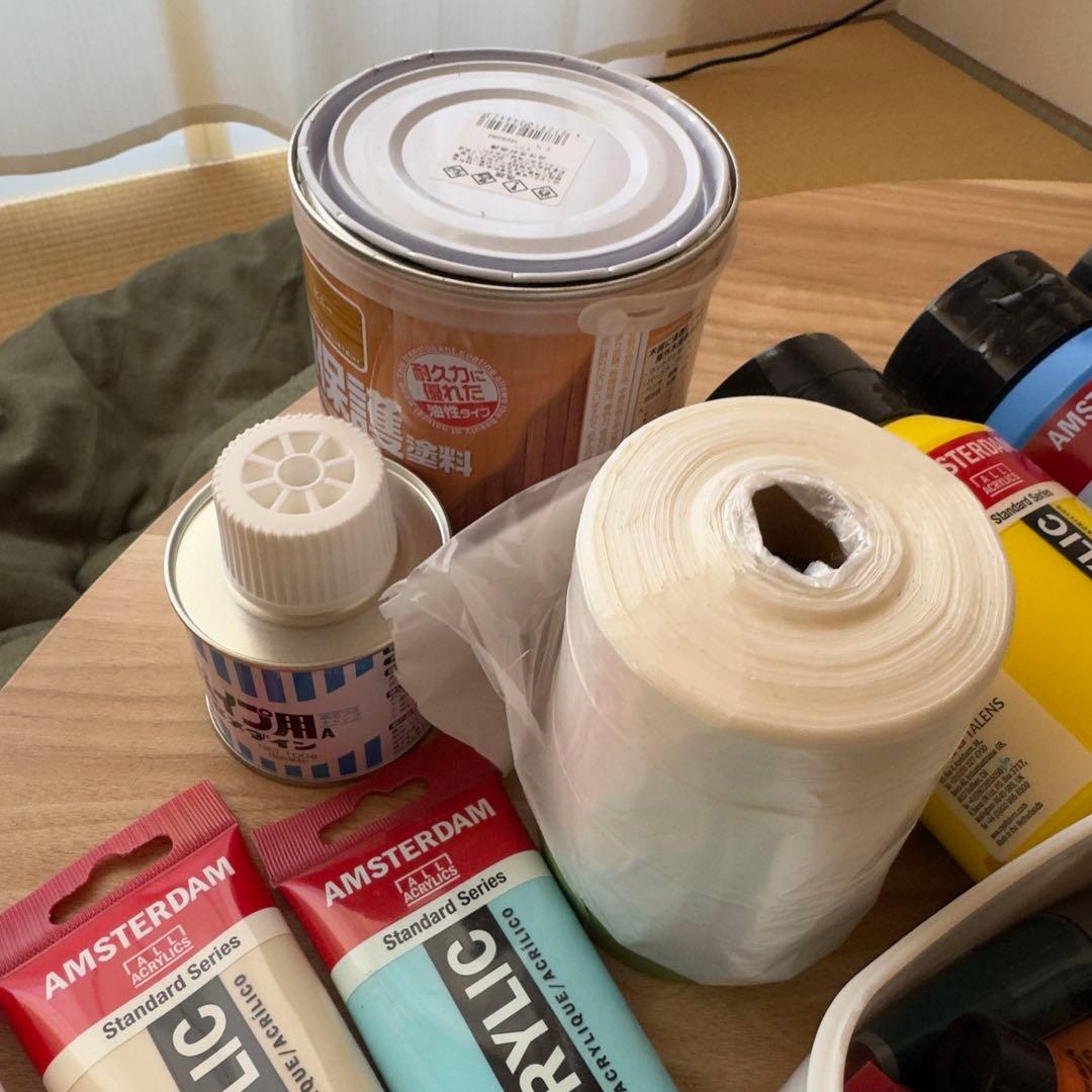 あ*み様 画材セット アクリル絵の具 ゴールデン、アムステルダム、画材