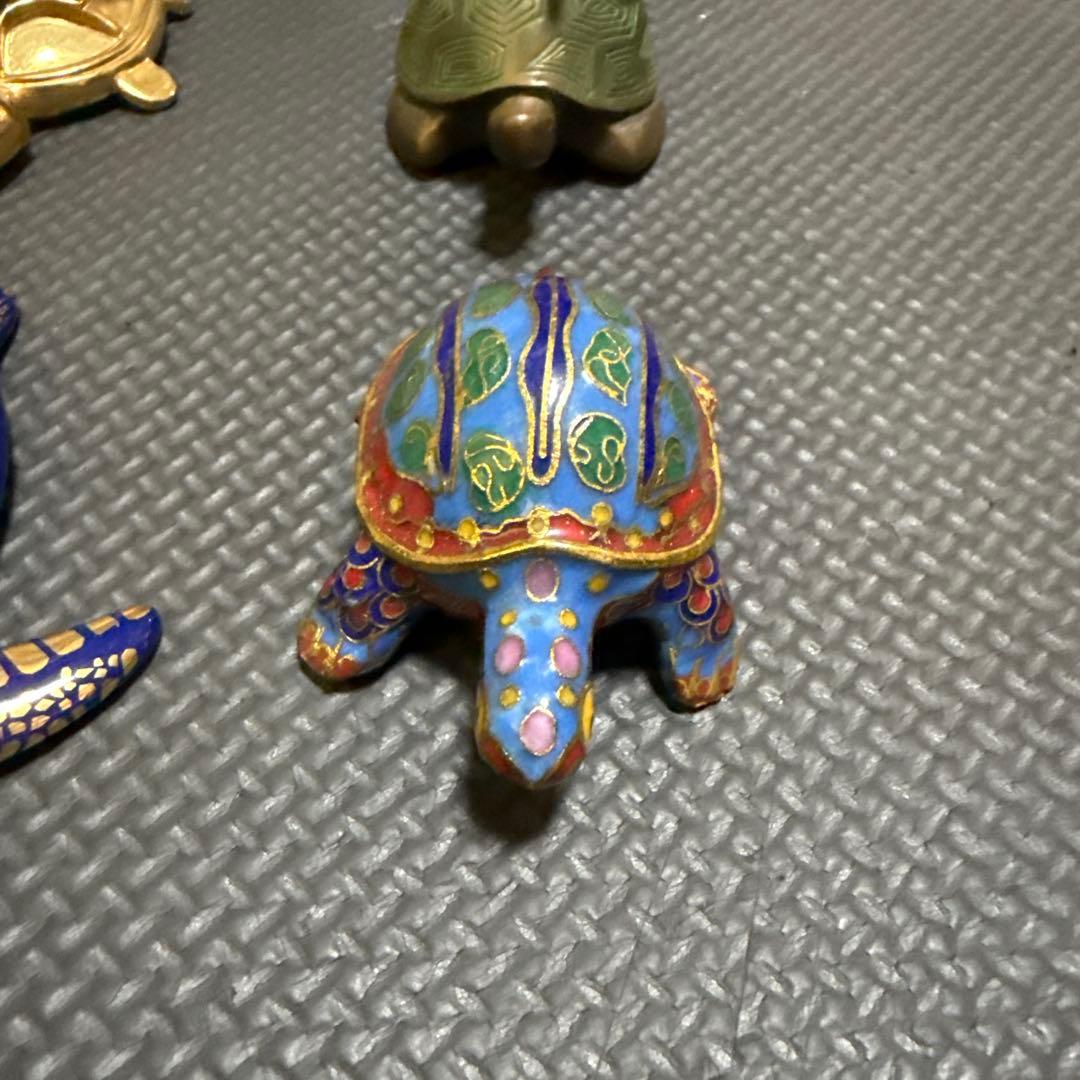 縁起物　亀　置物　骨董品　アンティーク