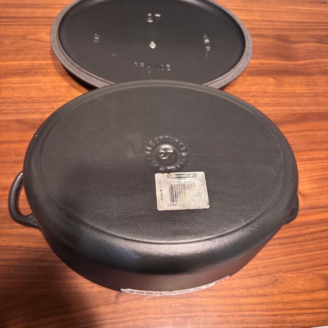 LE CREUSET ル・クルーゼ ココット オーバル 27cm・18cm