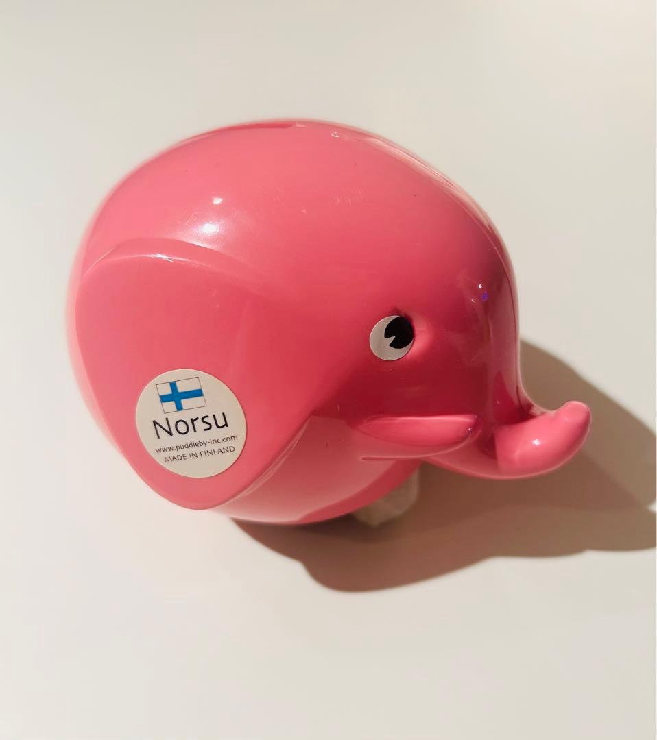 【廃盤】Norus エレファントバンク　貯金箱　4体セット　LIMITED