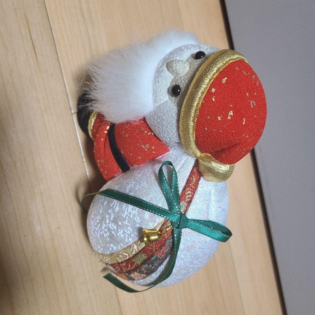 ハンドメイド　 サンタクロース 　木目込人形