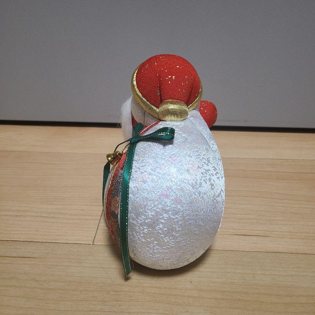 ハンドメイド　 サンタクロース 　木目込人形