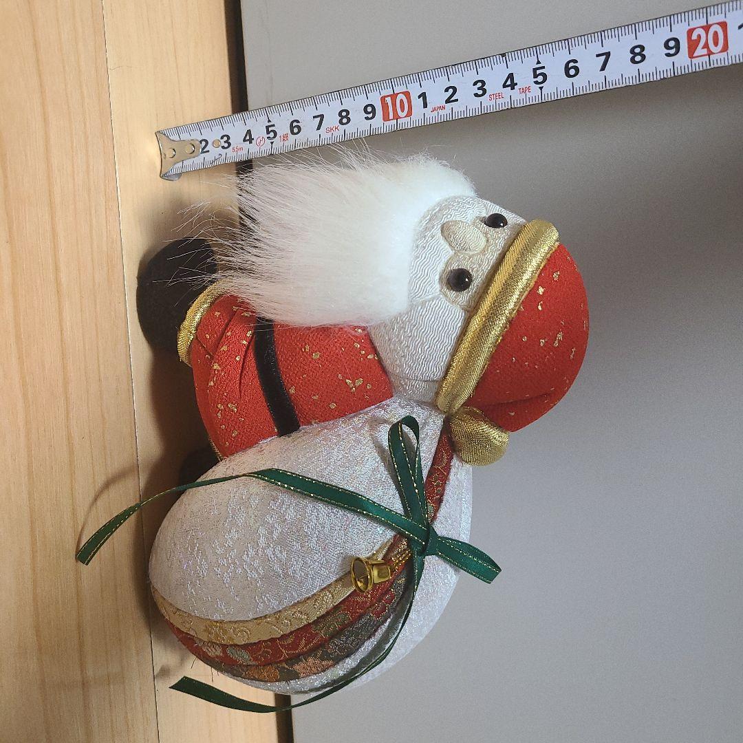 ハンドメイド　 サンタクロース 　木目込人形