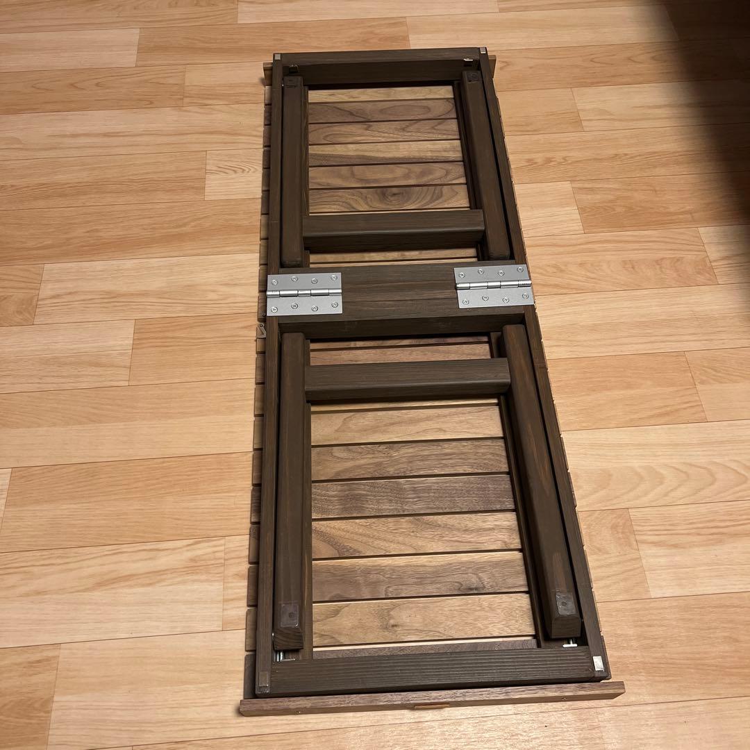 オーダーメイド品　アウトドア木製テーブル