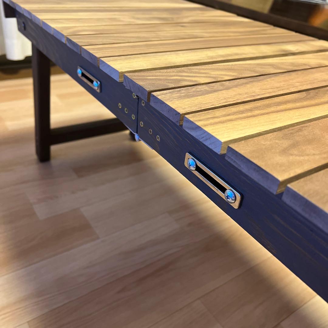 オーダーメイド品　アウトドア木製テーブル