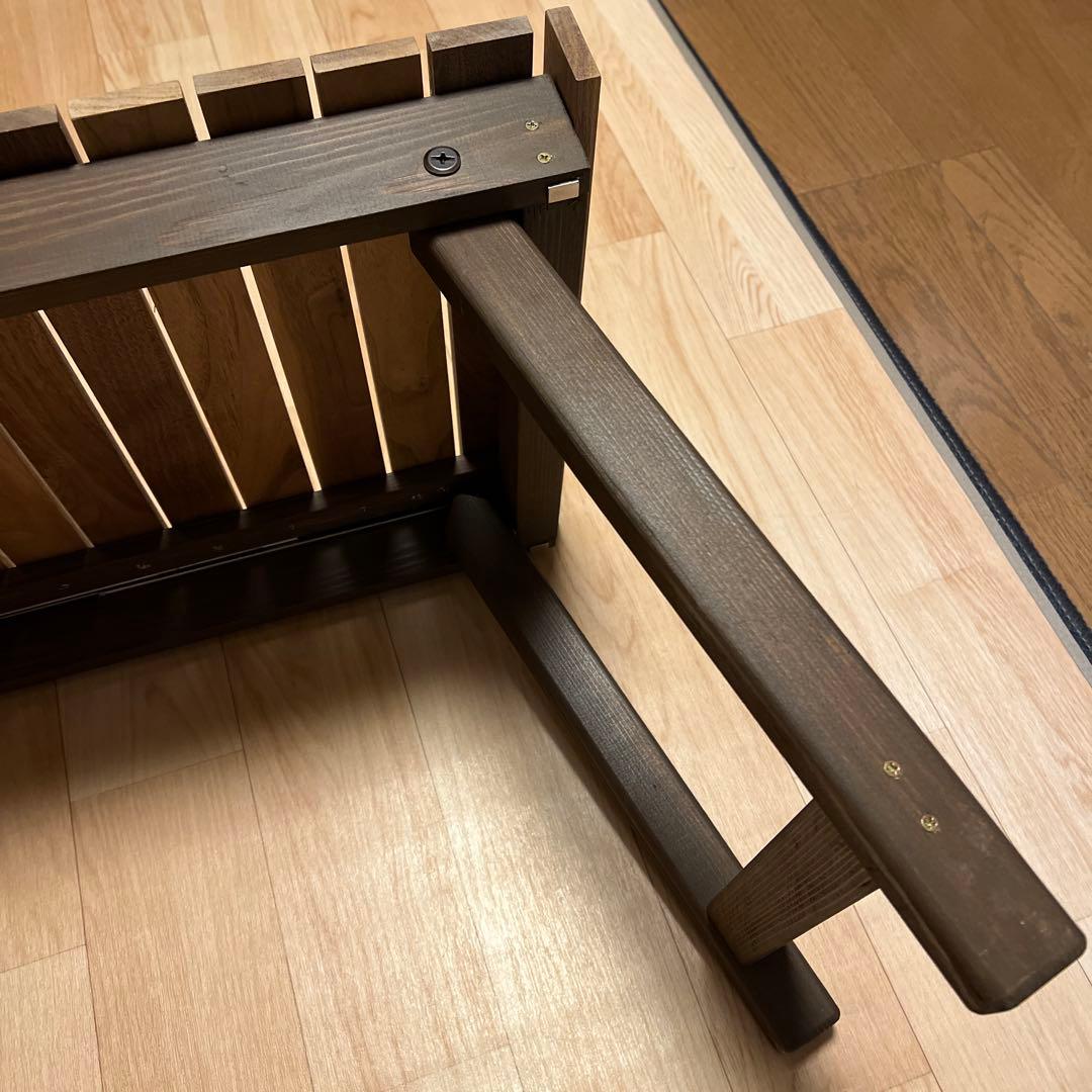 オーダーメイド品　アウトドア木製テーブル