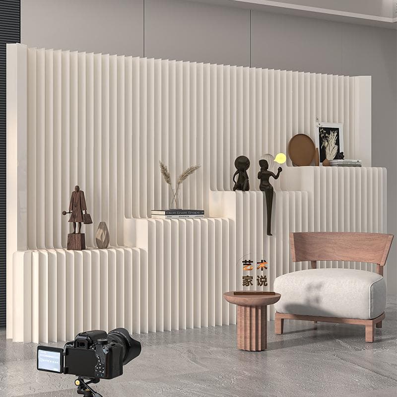 折りたたみパーテーション 間仕切り3段式高さ2.2ｍ長さ3ｍ持ち運び可能 目隠し