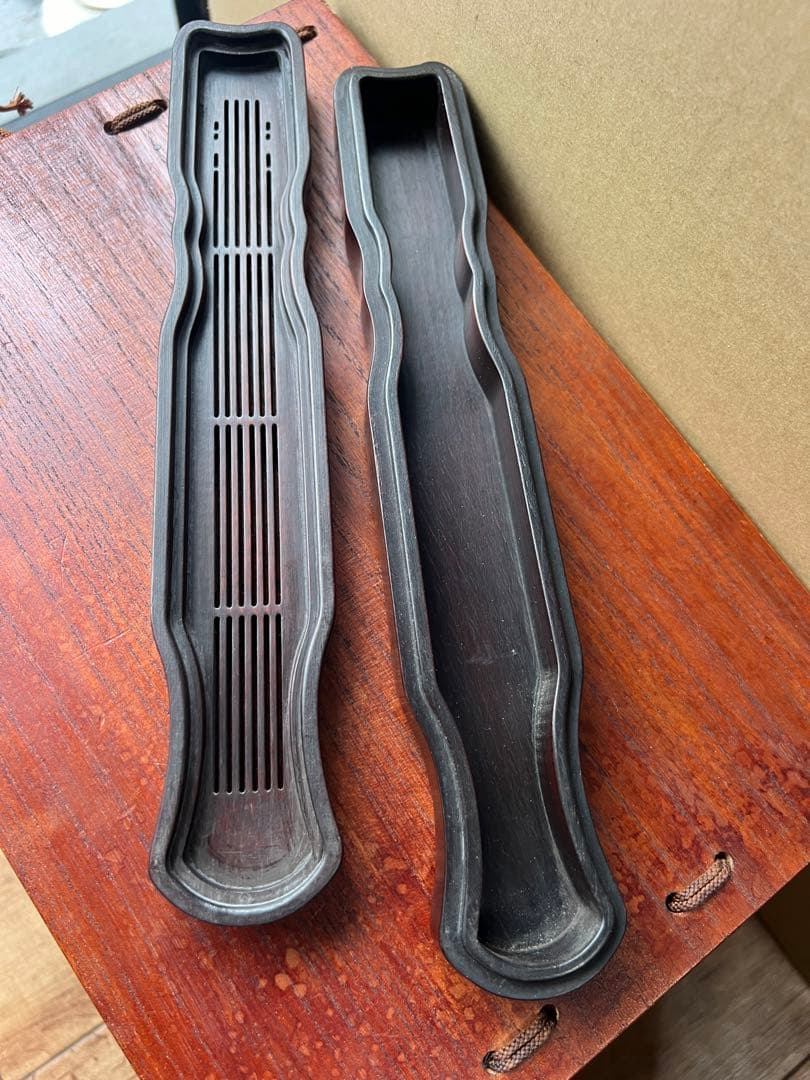 木箱 彫刻 唐木