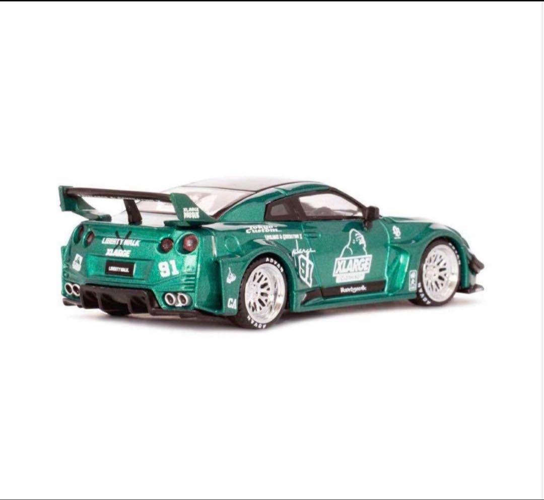 LIBERTY WALK×XLARGE MINI GT 1/64 10台セット白