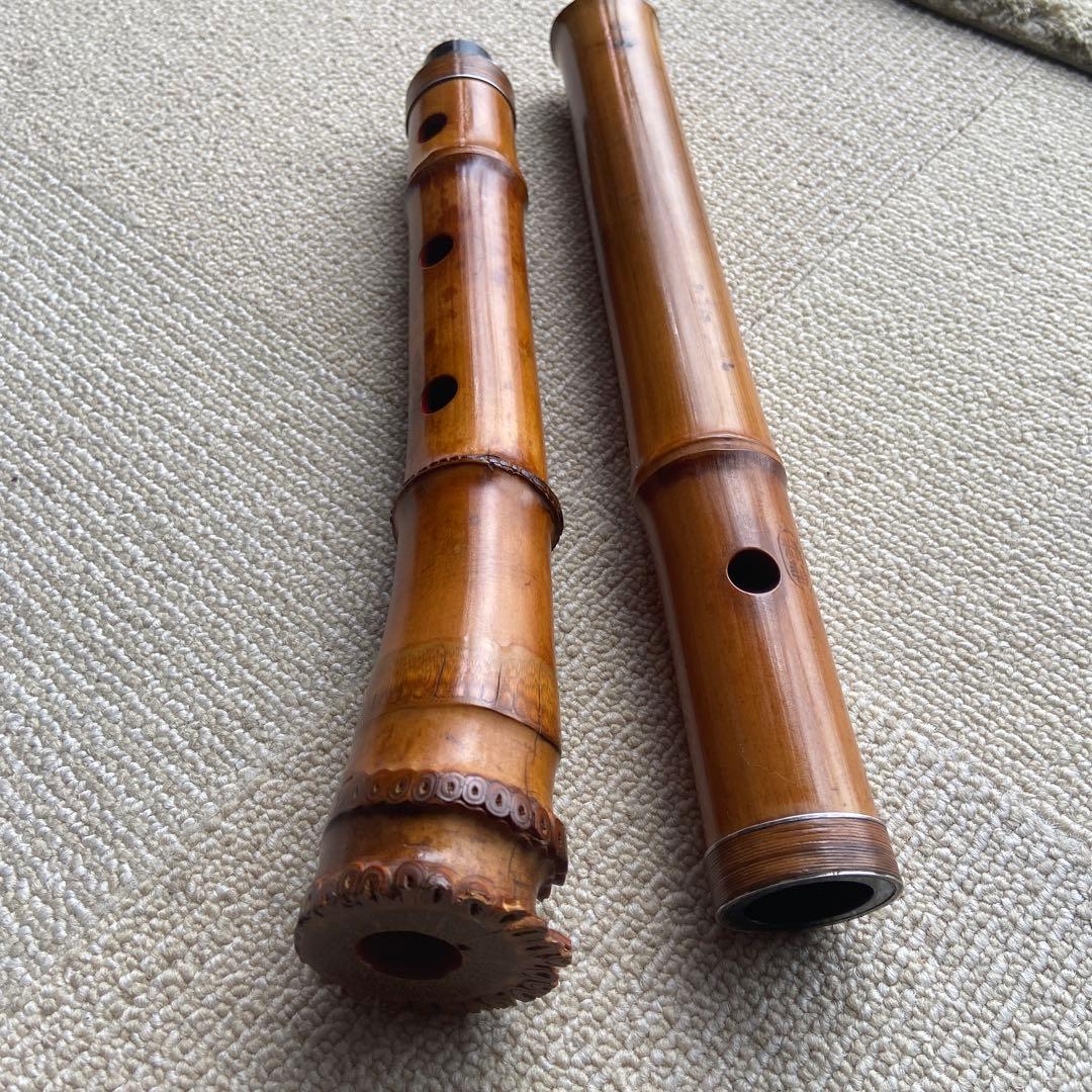 尺八 202 一尺八寸管　精華銘三印