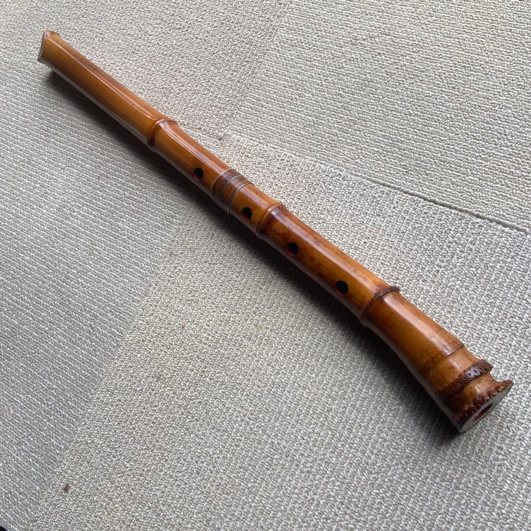 尺八 202 一尺八寸管　精華銘三印