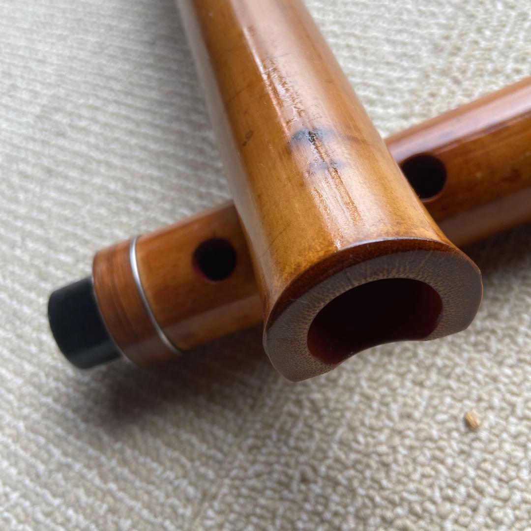 尺八 202 一尺八寸管　精華銘三印