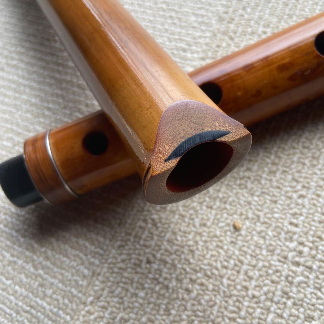 尺八 202 一尺八寸管　精華銘三印
