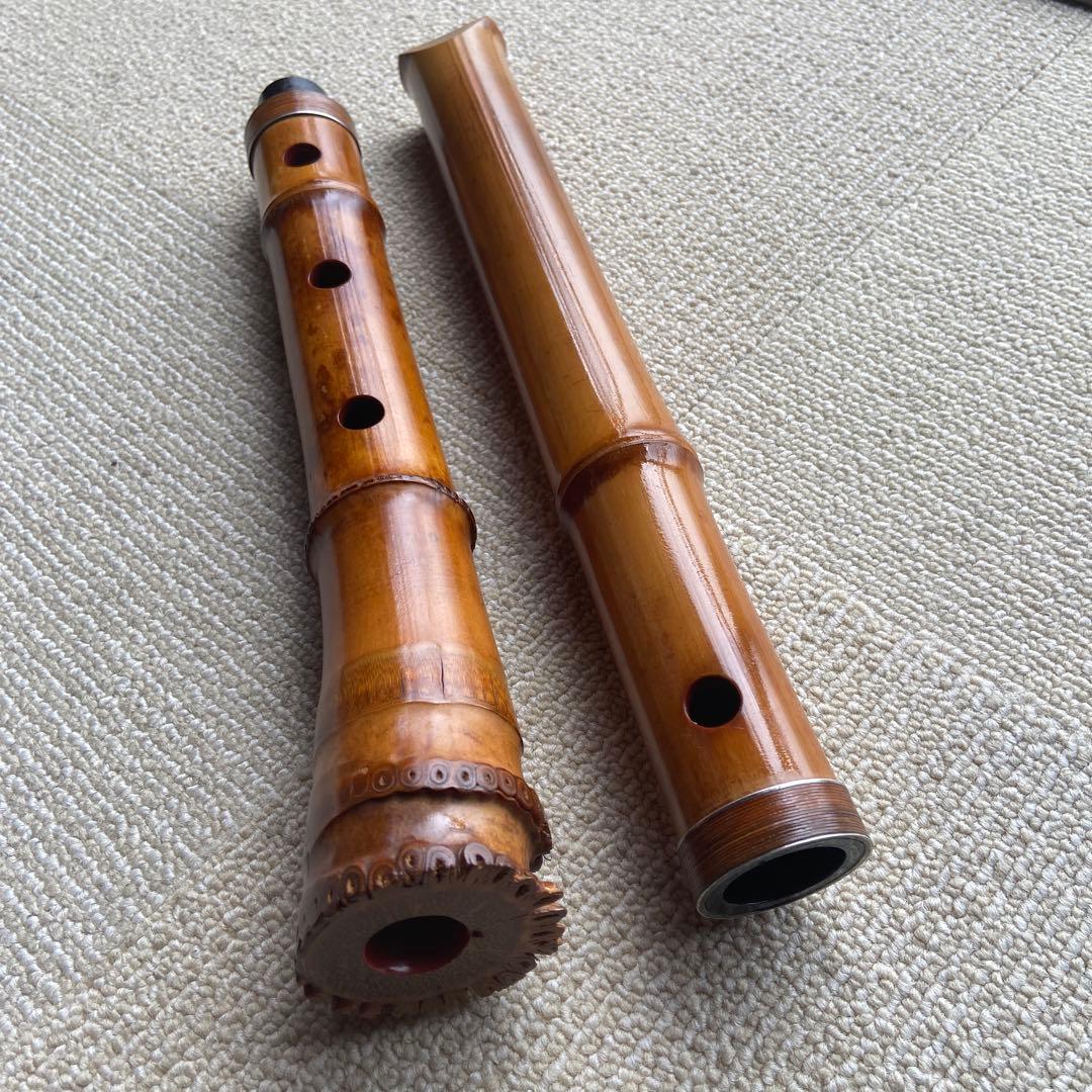 尺八 202 一尺八寸管　精華銘三印