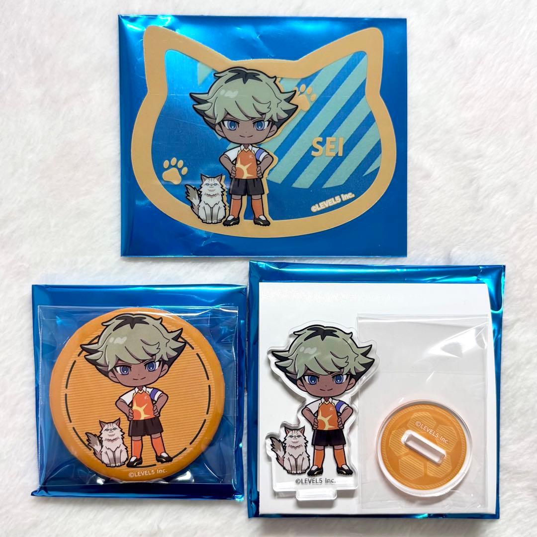 イナズマイレブン まねきねこ アクリルスタンド 缶バッジ カード 空宮